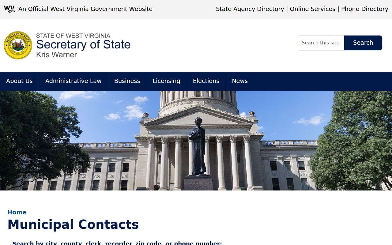 Hundred court docket municipal contact directory